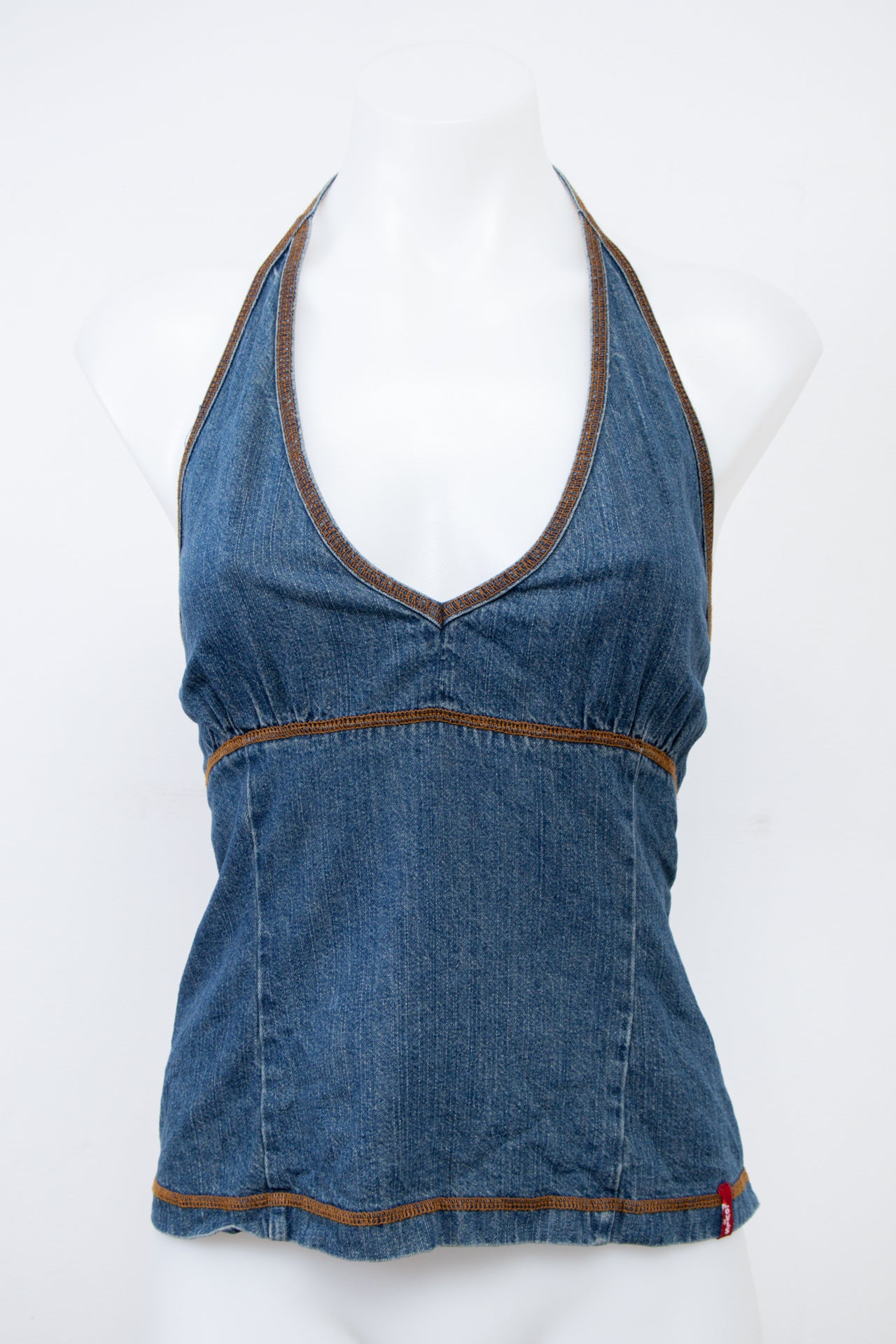 #064 Levi's Halter Top Blue | c. 207 | Size 8