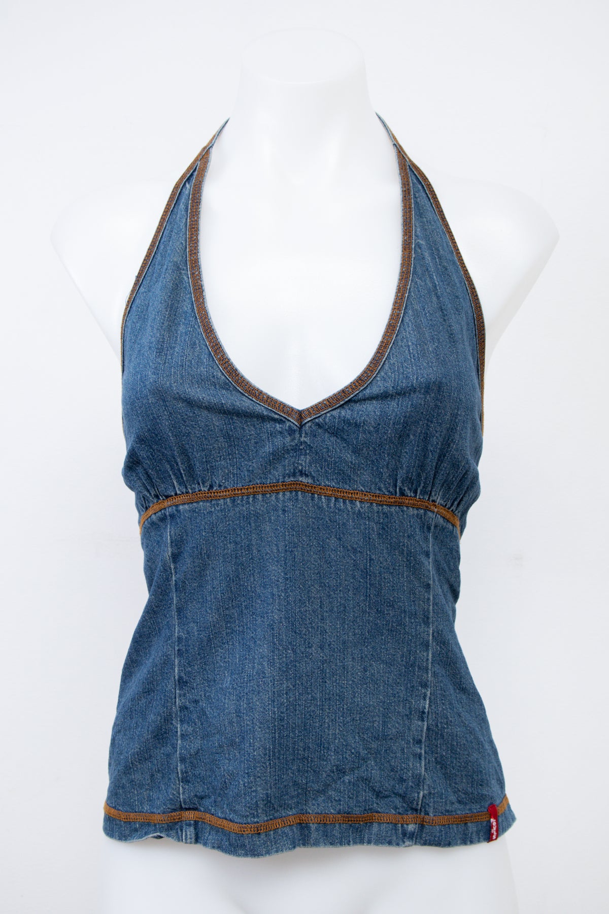 #064 Levi's Halter Top Blue | c. 207 | Size 8