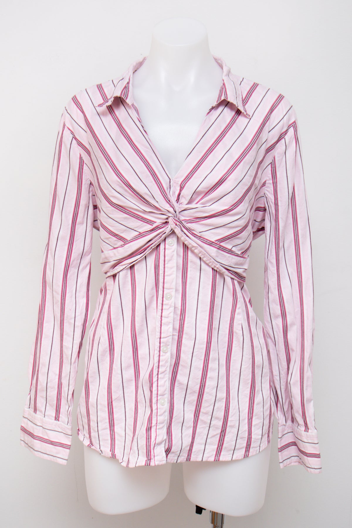 #058 Motherhood Maternity Long Sleeve Pink | c. 209 | Size 14
