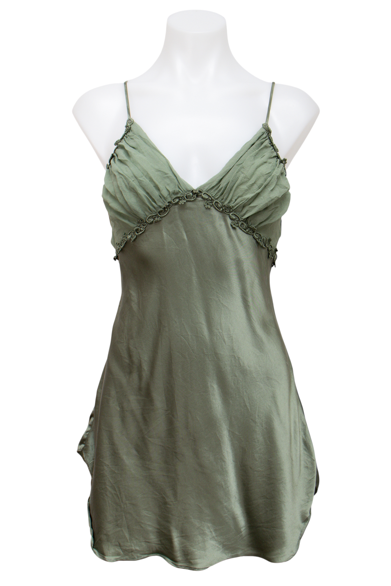 #120 Victoria's Secret Cami Top Green | c. 194 | Size 8