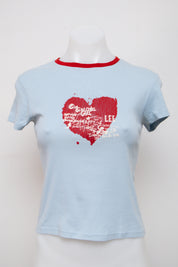 #056 Lee Baby Tee Blue | c. 211 | Size 8