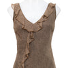 #057 Allison Taylor Cami Top Brown | c. 202 | Size 12