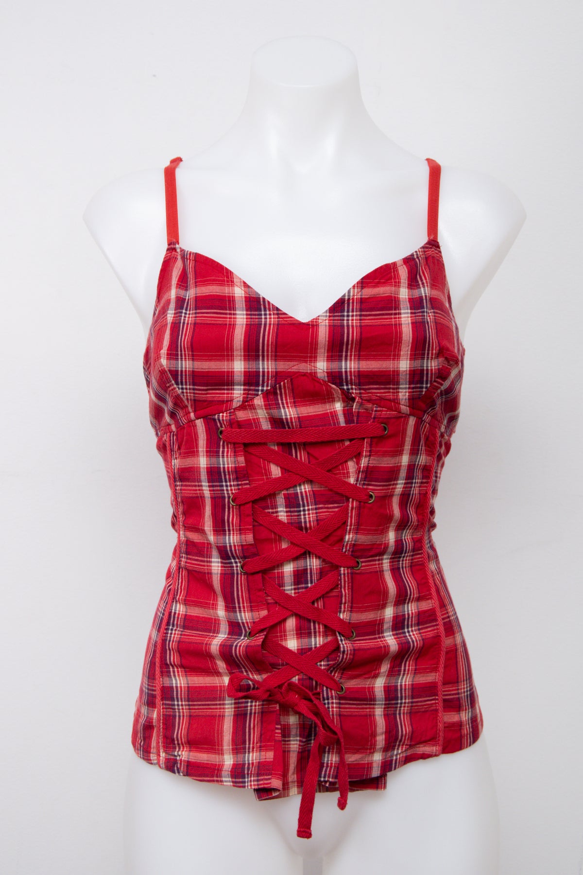 #013 Lola Espeleta Cami Top Red | c. 204 | Size 8