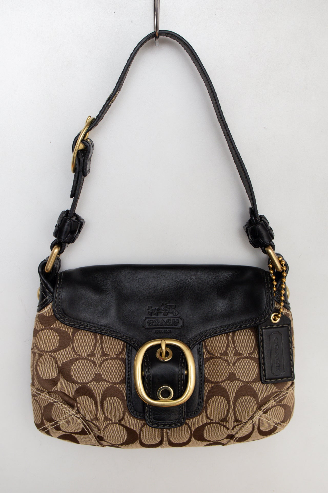 #189 Coach Shoulder Bag Brown | c. 198 | Size