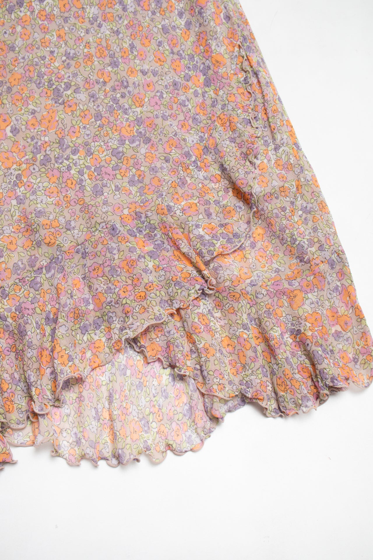 #115 Casual Corner Long Skirt Pink | c. 213 | Size 6