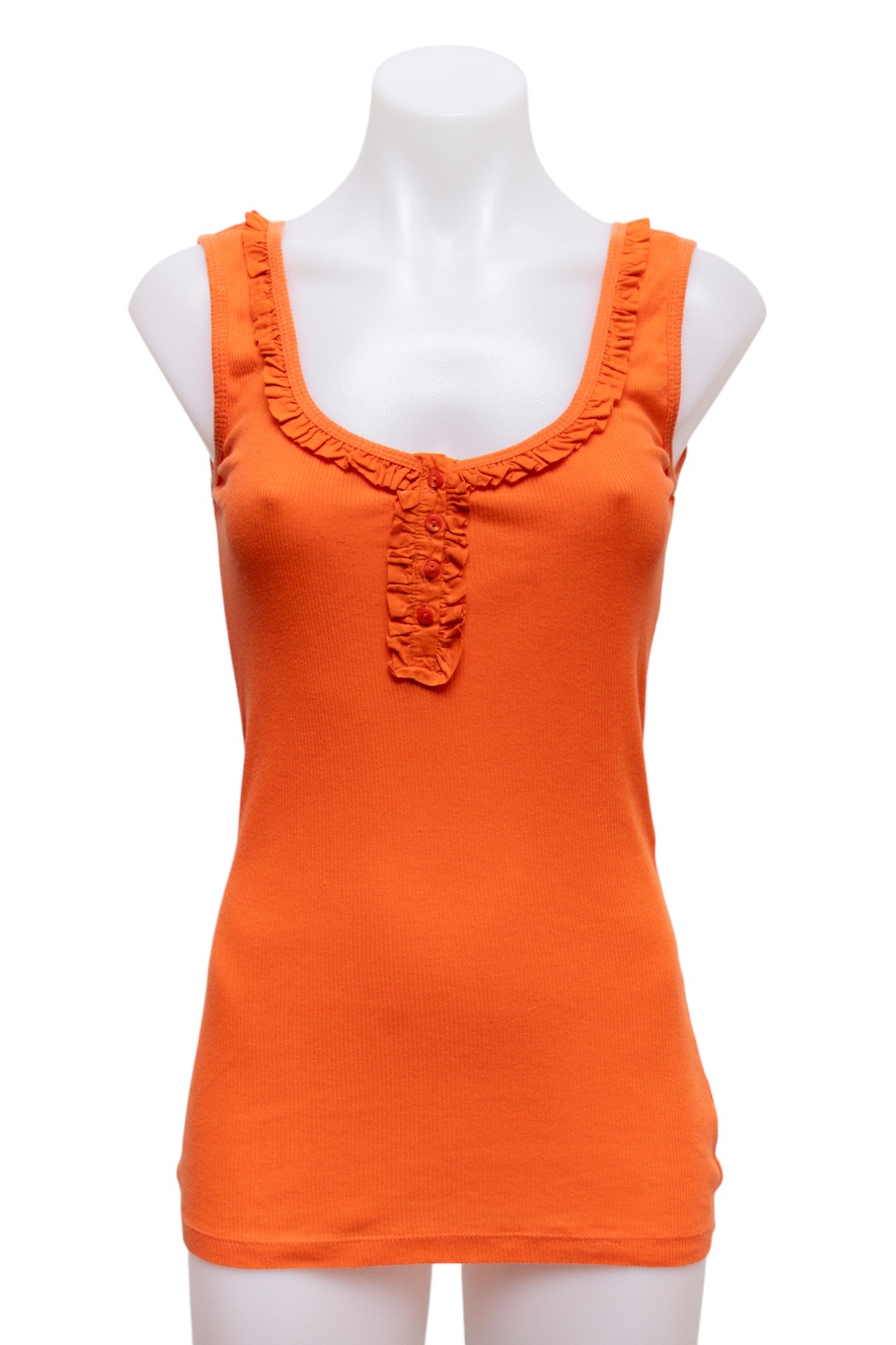 #23 Clockhouse Tank Top Orange | c. 192 | Size 10