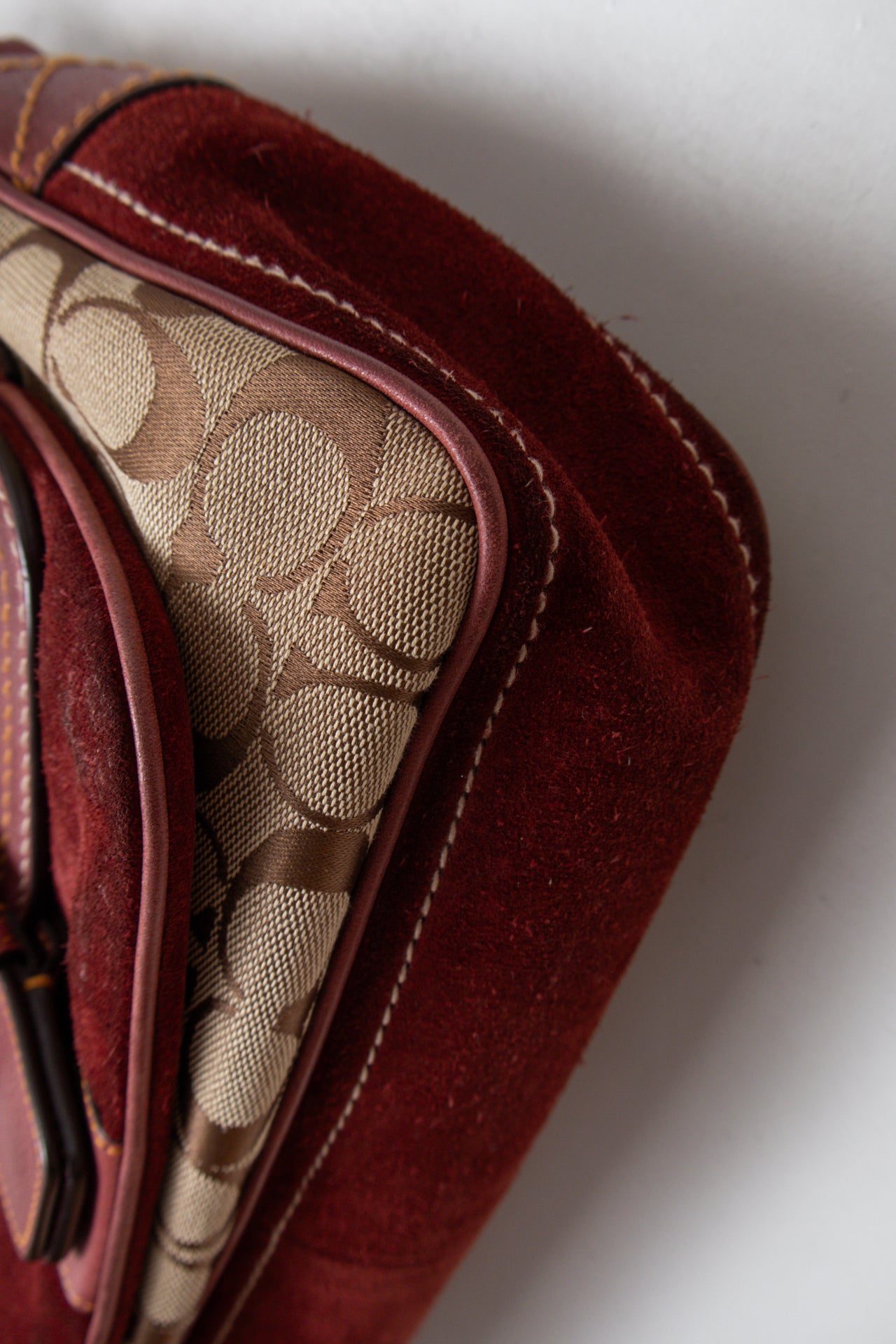 #212 Coach Shoulder Bag Brown | c. | Size