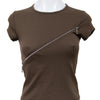 #97 Cache Cache T-shirt Brown | c. 196 | Size 8
