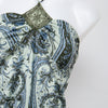 #001 Hot Kiss Halter Top Blue | c. 204 | Size 10