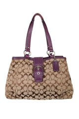 #190 Coach Bag Brown/Purple | c. 210