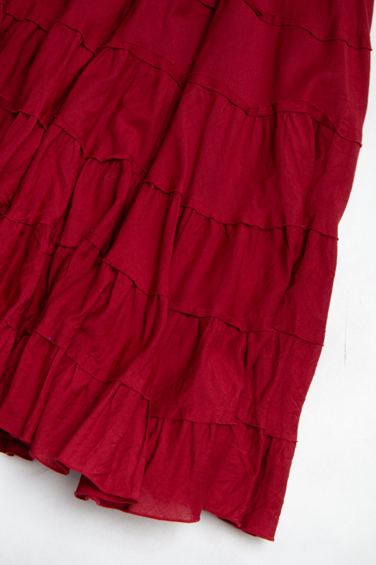 #151 Minoo Fashion Group / The Colours Skirt Red | c. 193 | Size 8