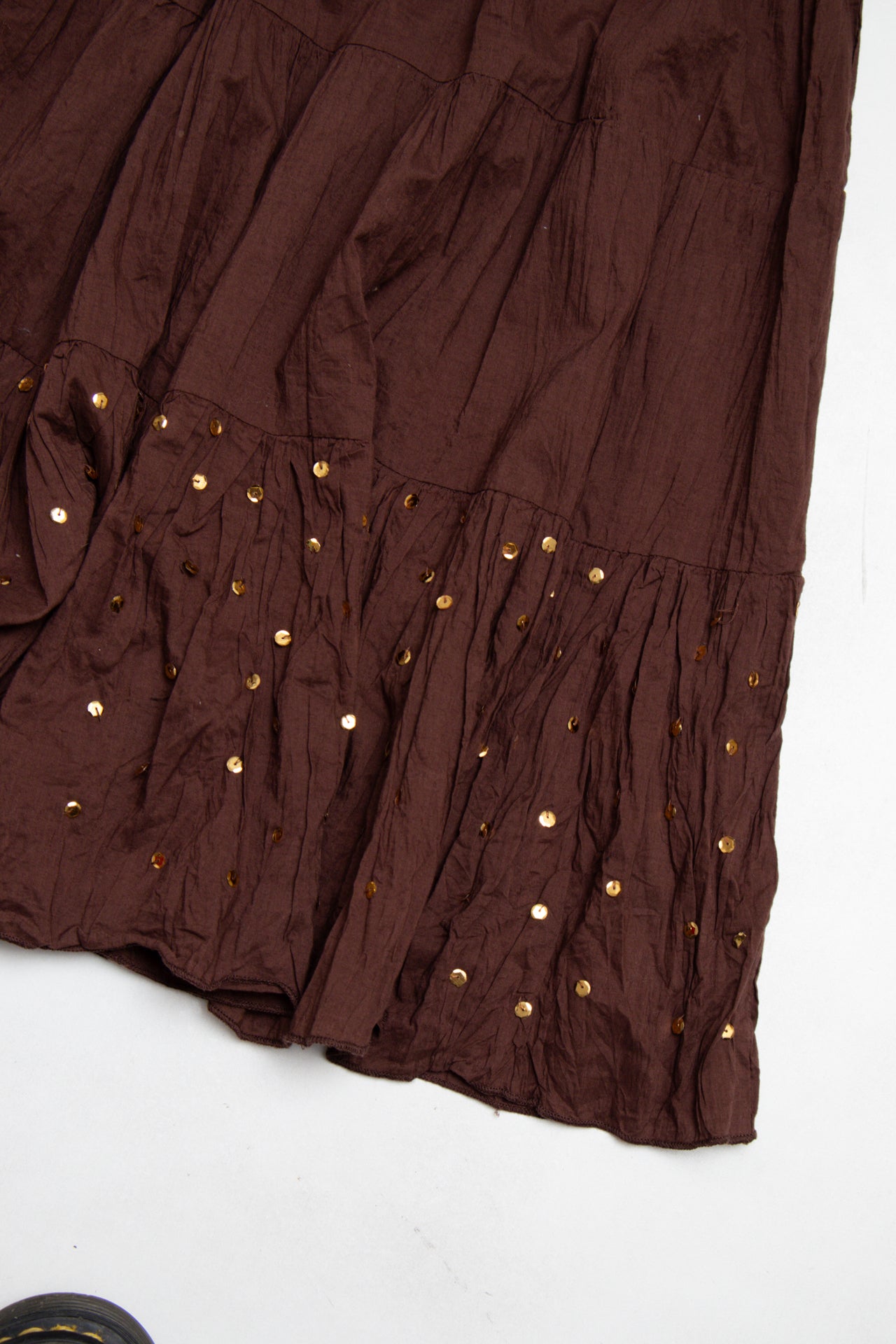 #097 Crown of Hearts Skirt Brown | c. 203 | Size 14