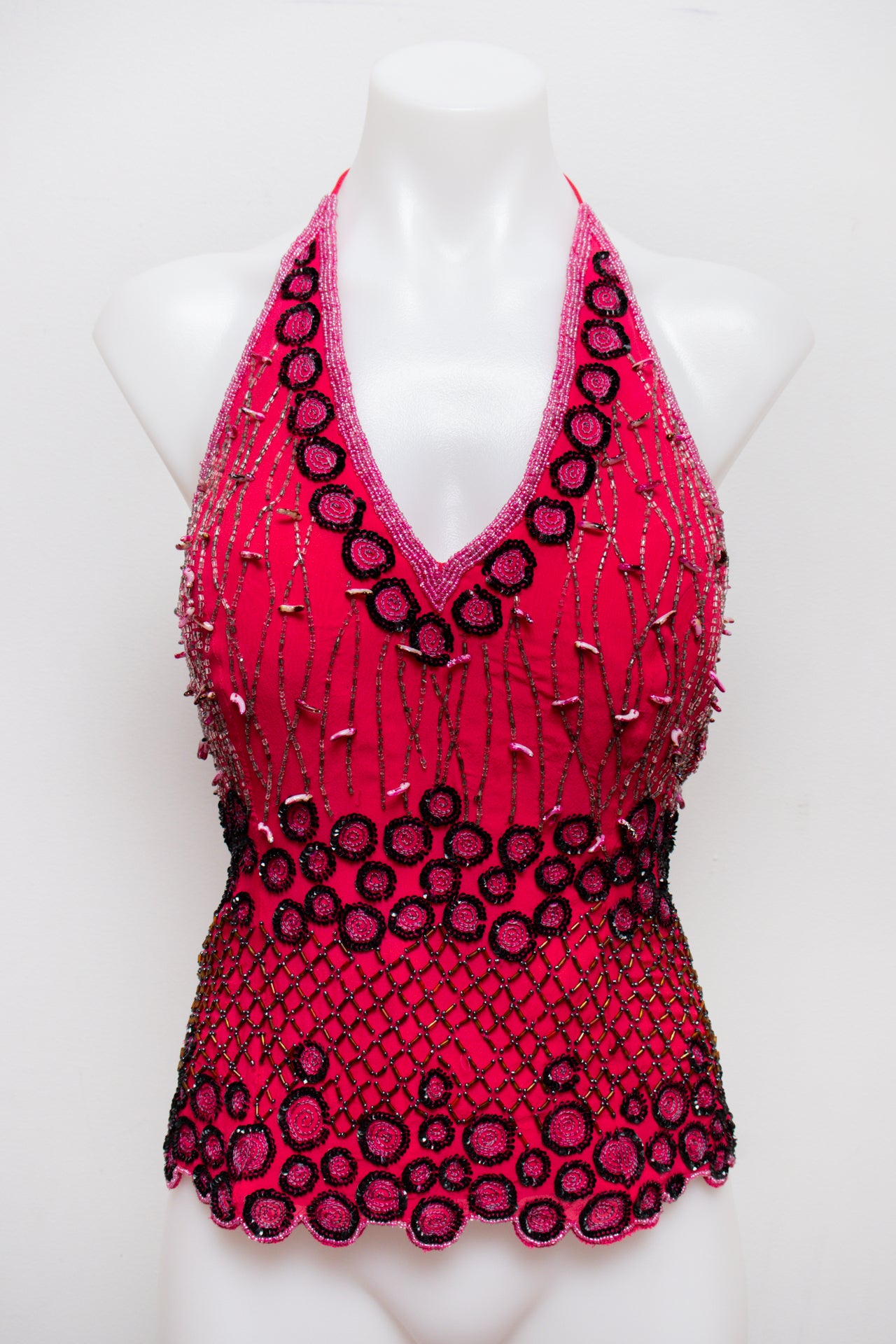 #36 Aftershock Halter Top Pink | c. 190 | Size 8