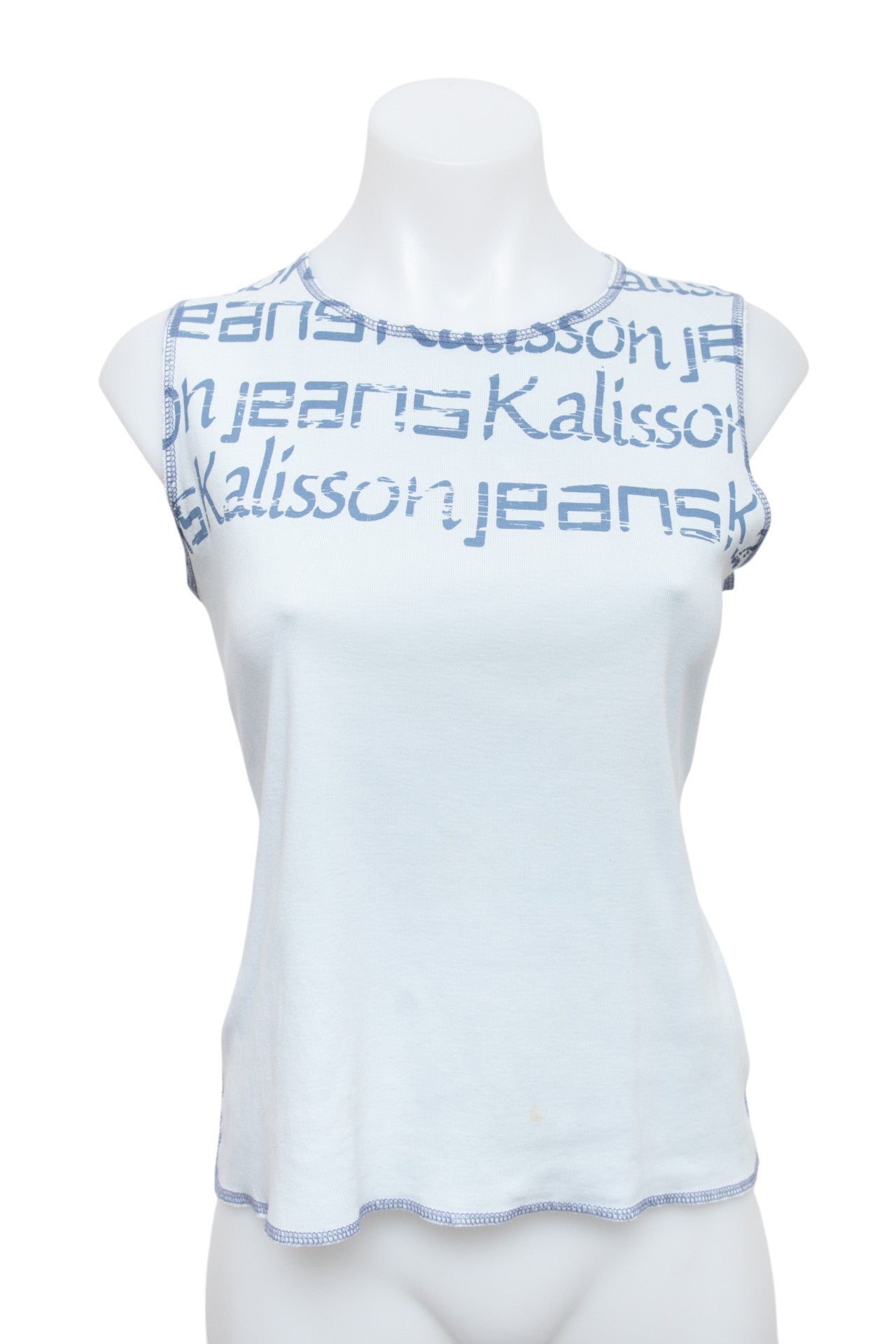 #63 Jean's Kalisson Tank Top White | c. 196 | Size 14