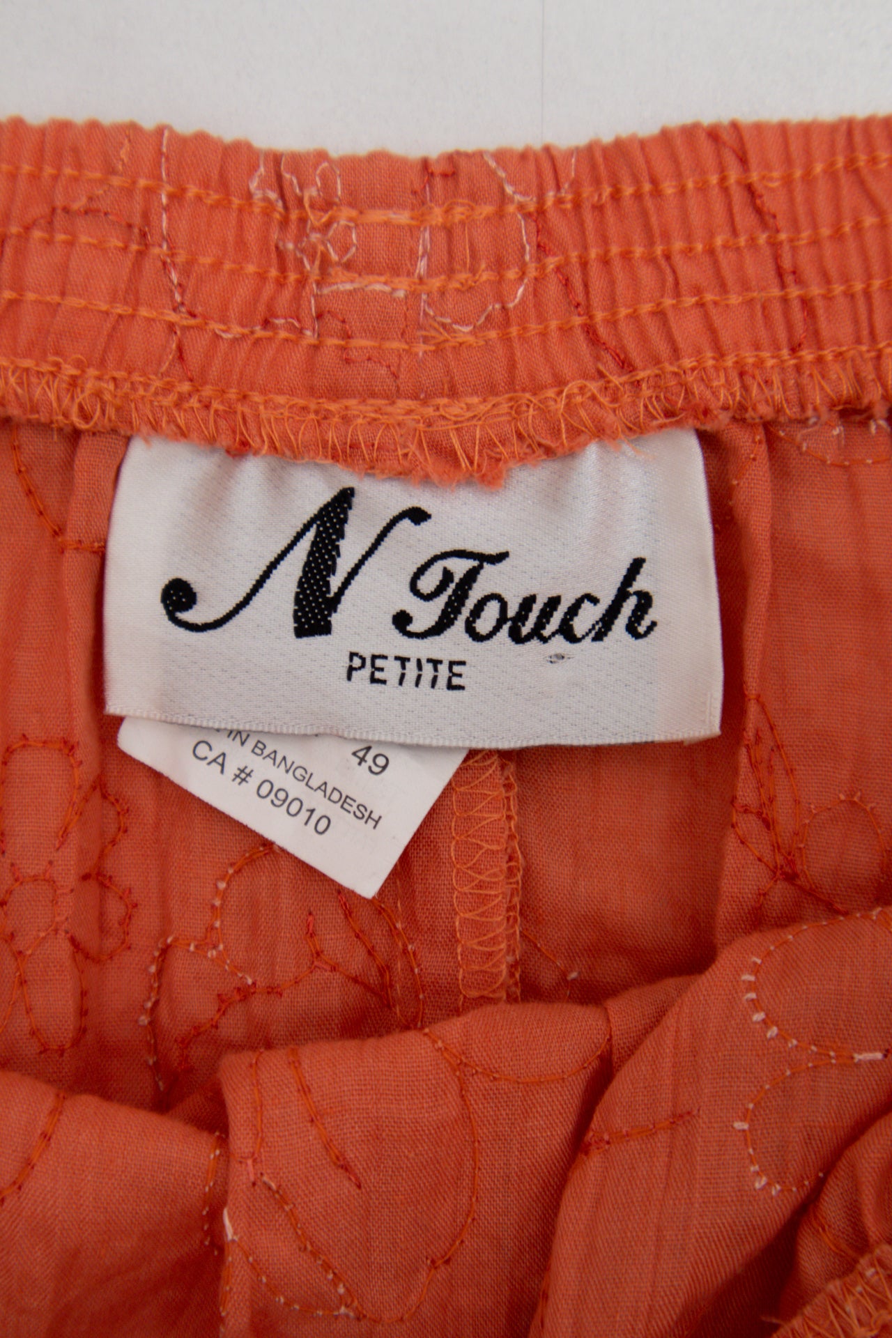 #120 N Touch Skirt Orange | c. 200 | Size 8