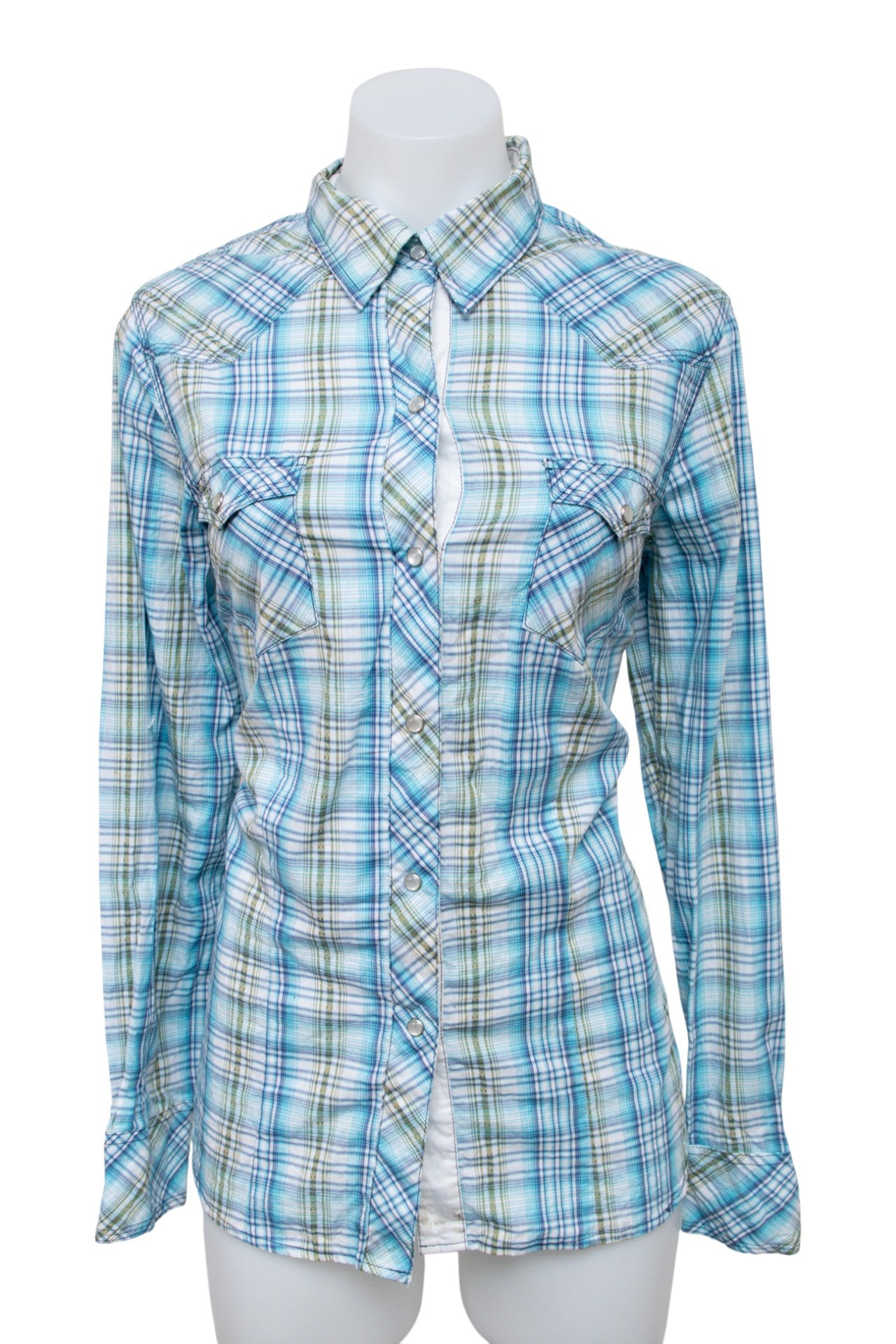 #050 Roper Long Sleeve Blue | c. 209 | Size 10