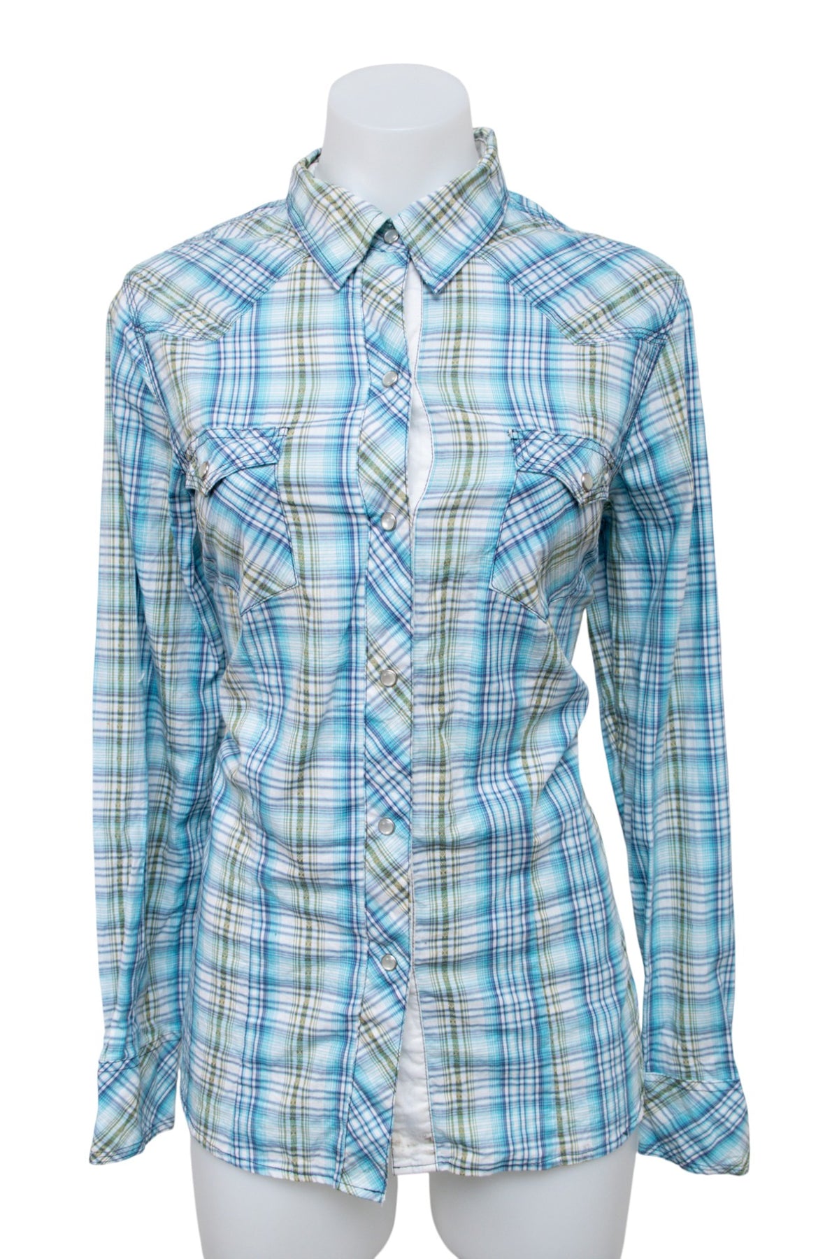 #050 Roper Long Sleeve Blue | c. 209 | Size 10