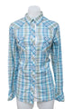 #050 Roper Long Sleeve Blue | c. 209 | Size 10