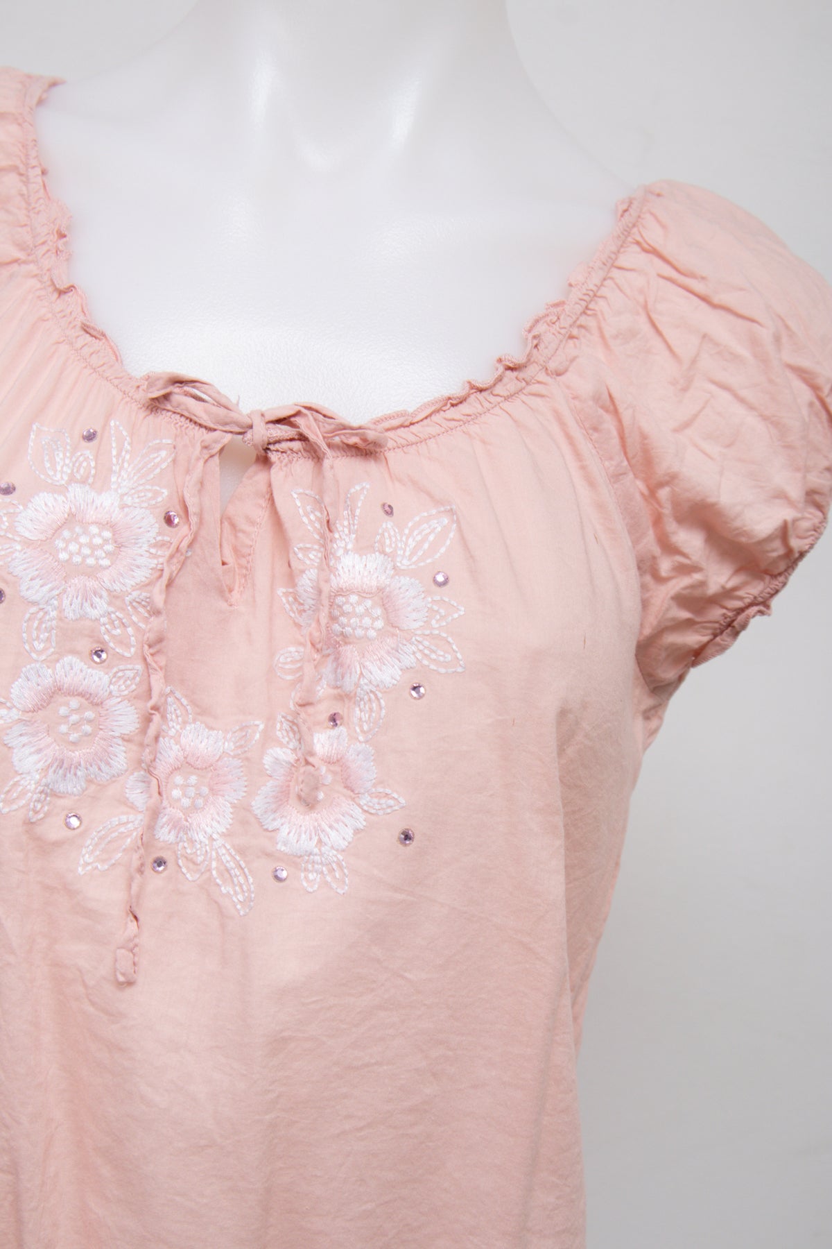 #025 Candie’s Short Sleeve Pink | c. 209 | Size 10
