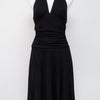 #157 Connected Apparel Halter Top Black | c. 195 | Size 8