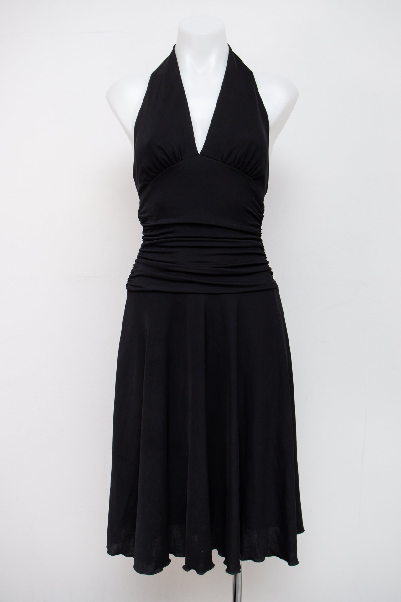 #157 Connected Apparel Halter Top Black | c. 195 | Size 8