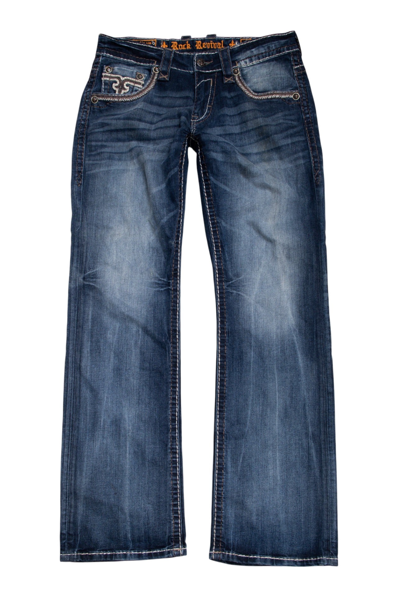 #182 Rock Revival Jeans Blue | c. 195 | Size 4\\14