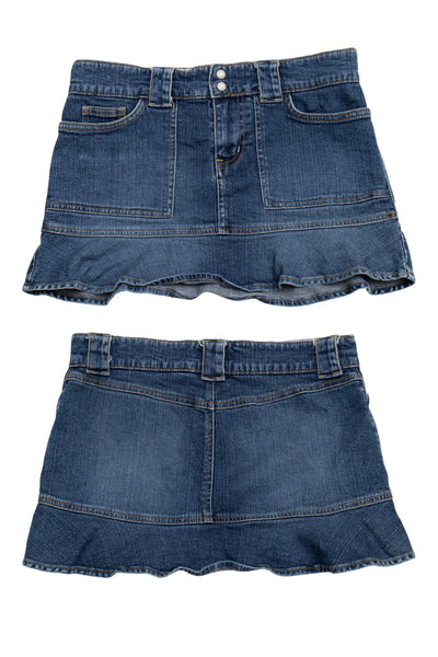 #154 Old Navy Mini Skirt Blue | c. 200 | Size 8