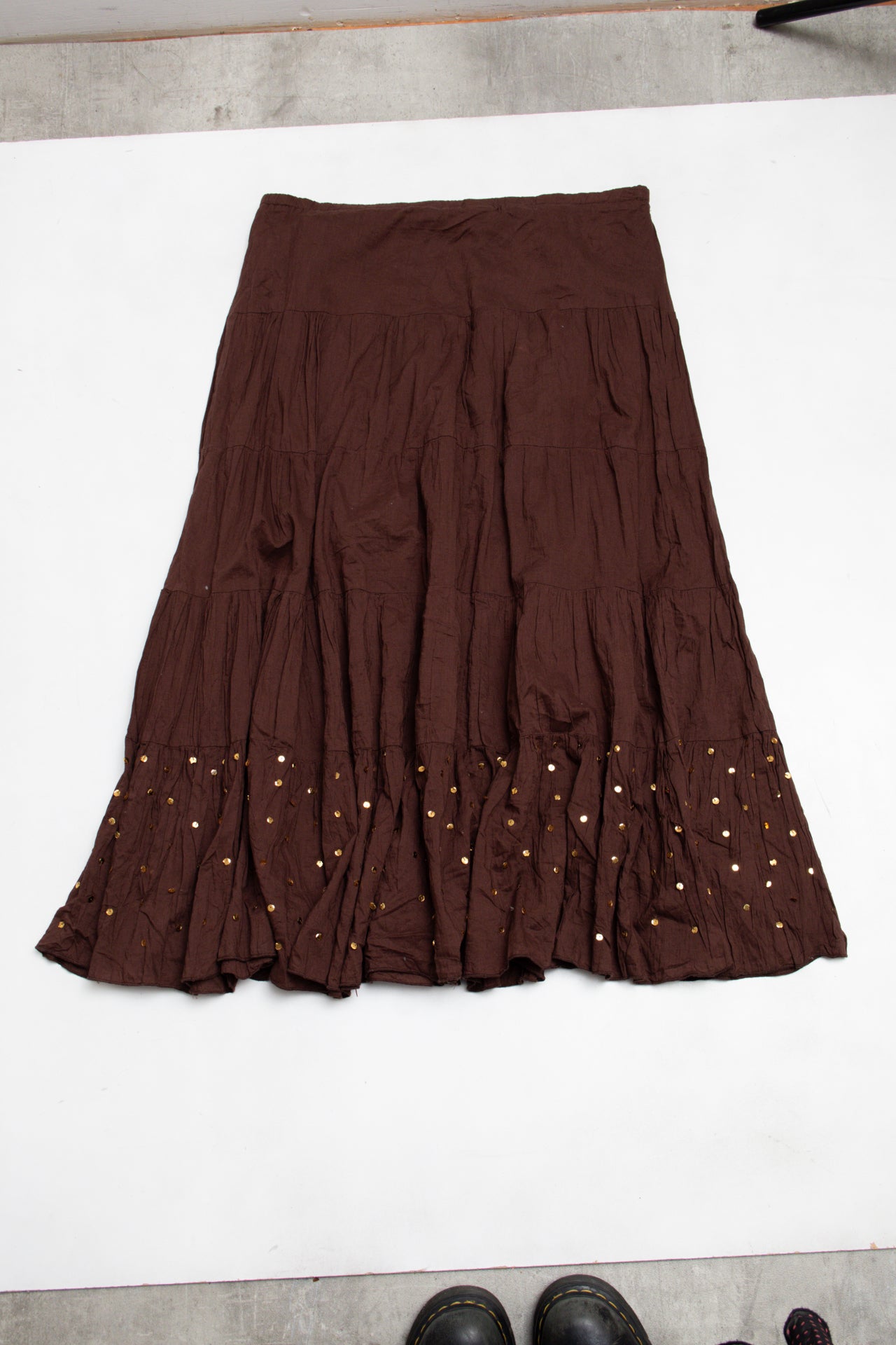 #097 Crown of Hearts Skirt Brown | c. 203 | Size 14