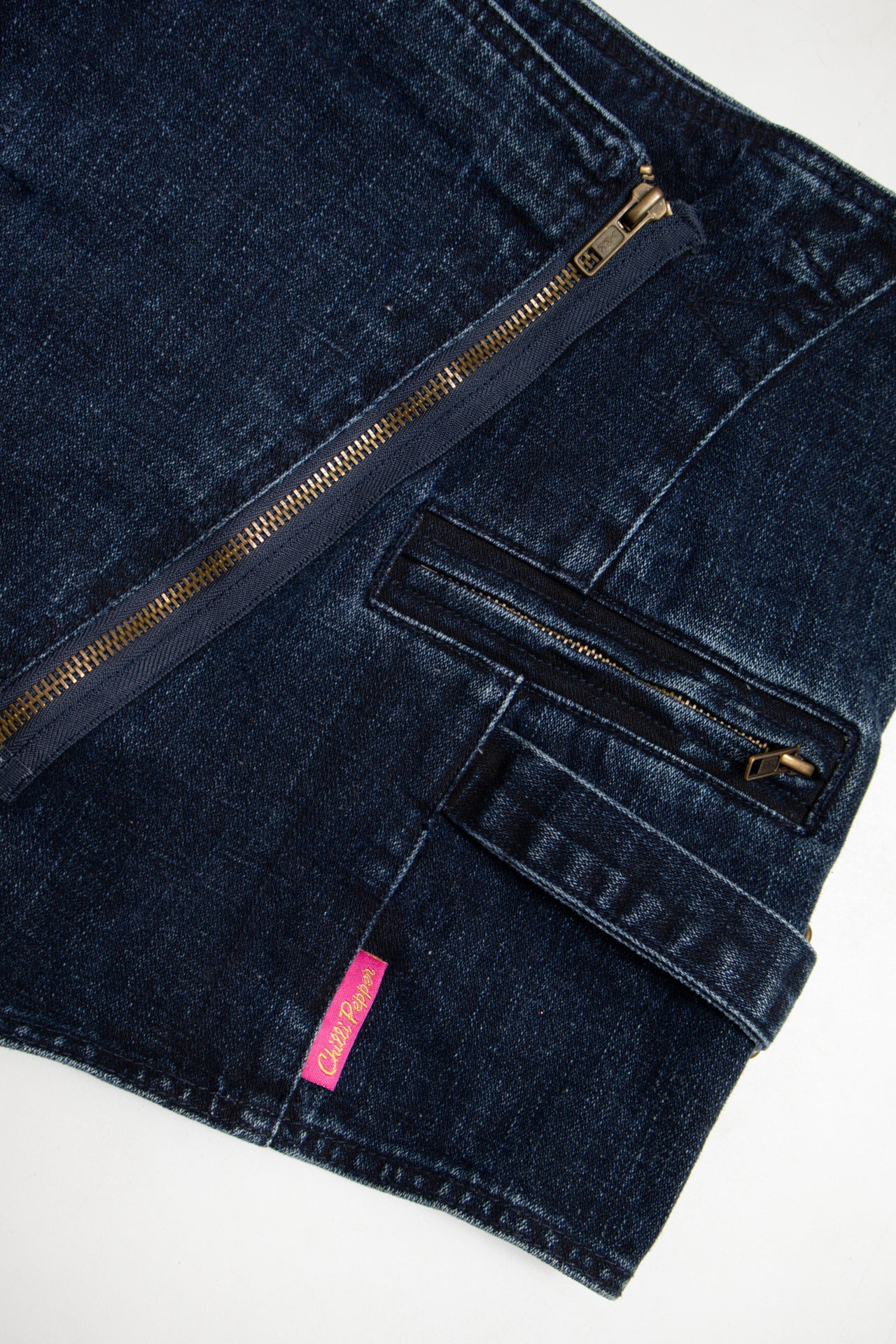 #22 Chilli Pepper Mini Skirt Blue | c. 188 | Size 8/10