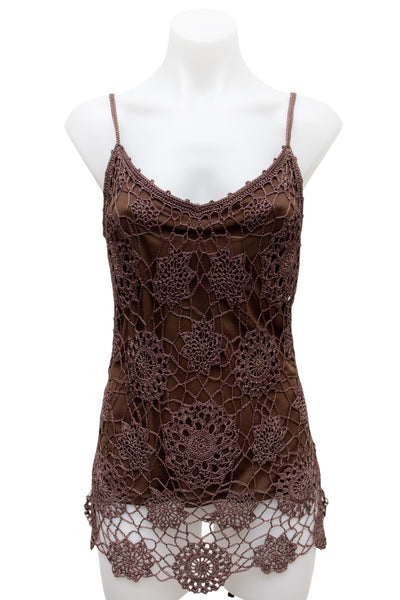 #131 Nicowa Camisole Top Brown | c. 186 | Size 10