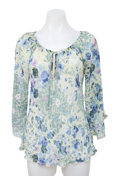 #120 Candie's Long Sleeve White | c. 208 | Size 10