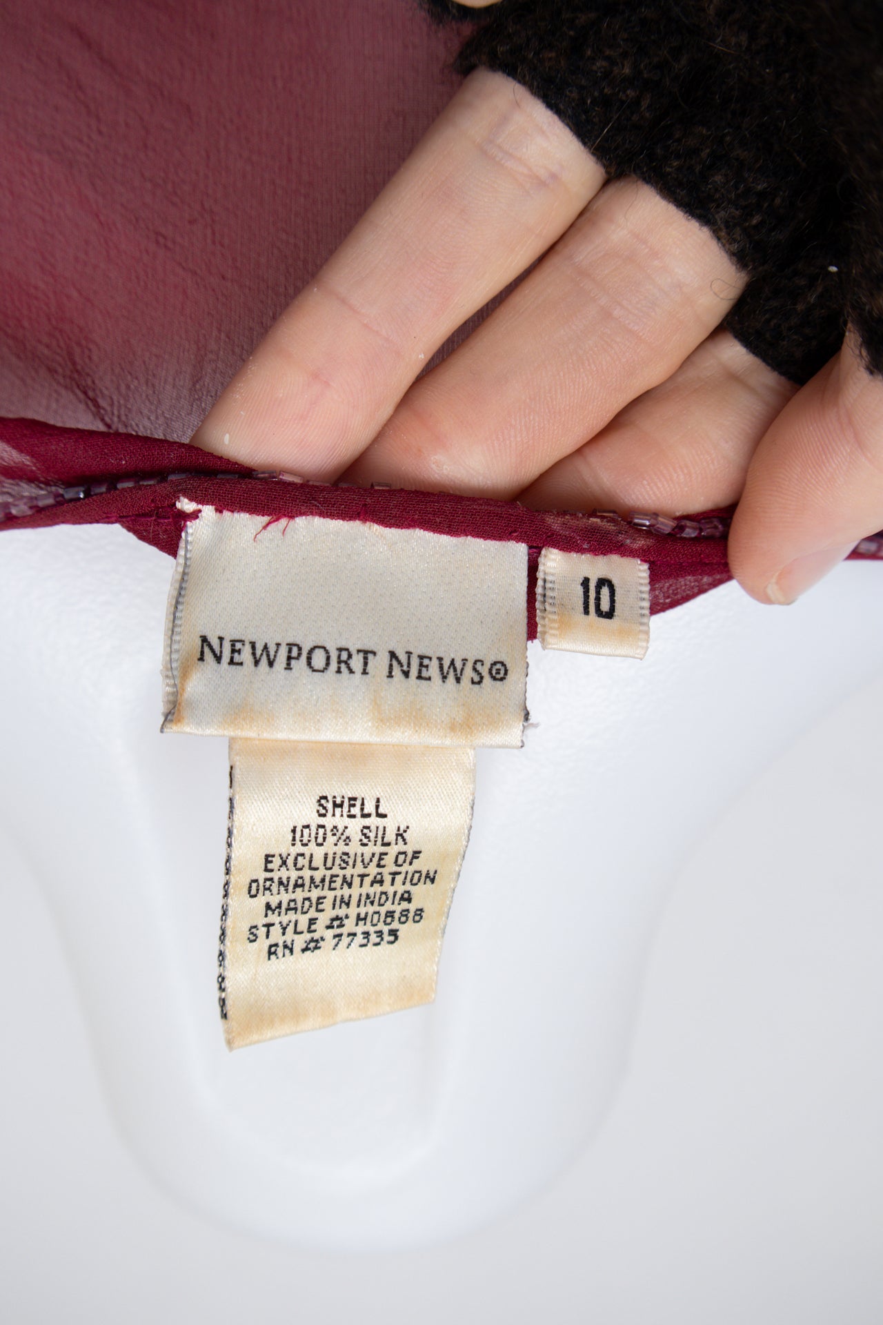#073 Newport News Camisole Top Red | c. 200 | Size 10