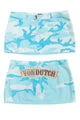 #129 Von Dutch Mini Skirt Blue | c. | Size