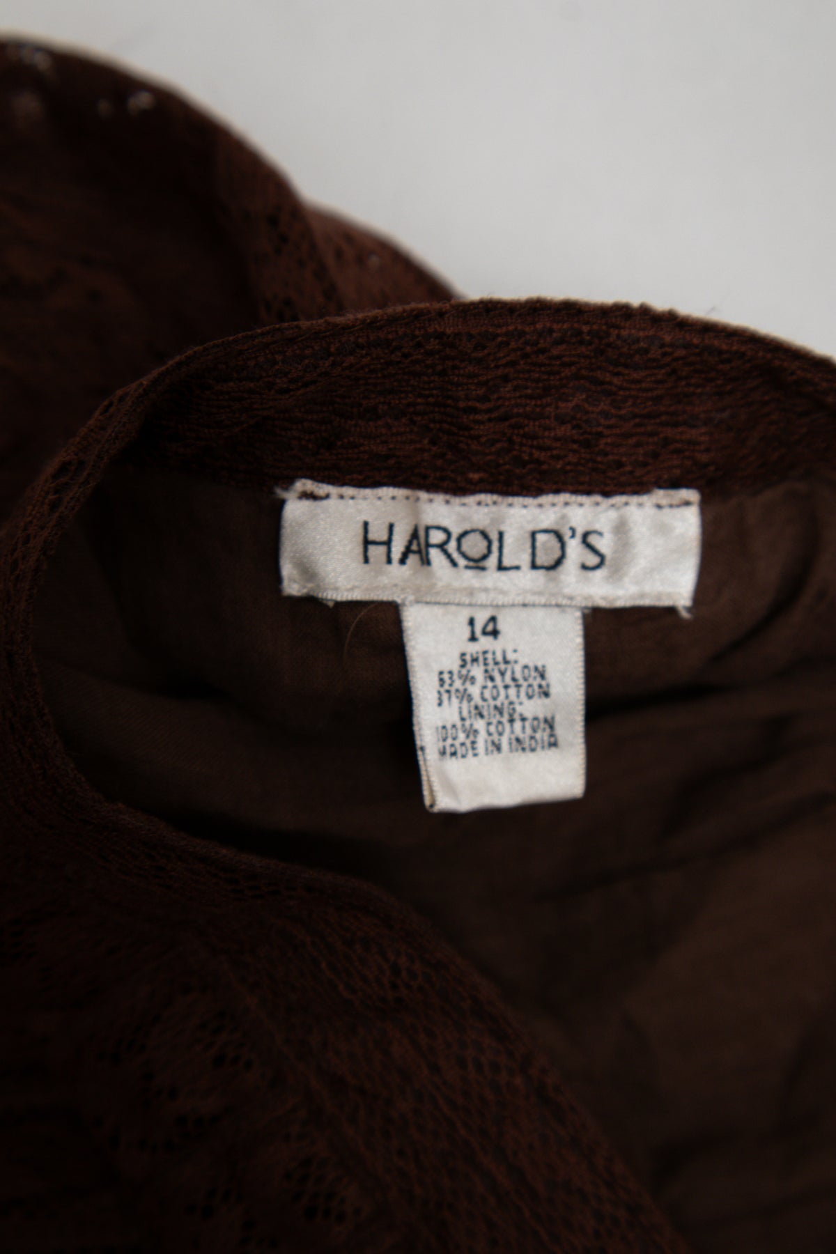 #149 Harold's Long Skirt Brown | c. 208 | Size 10