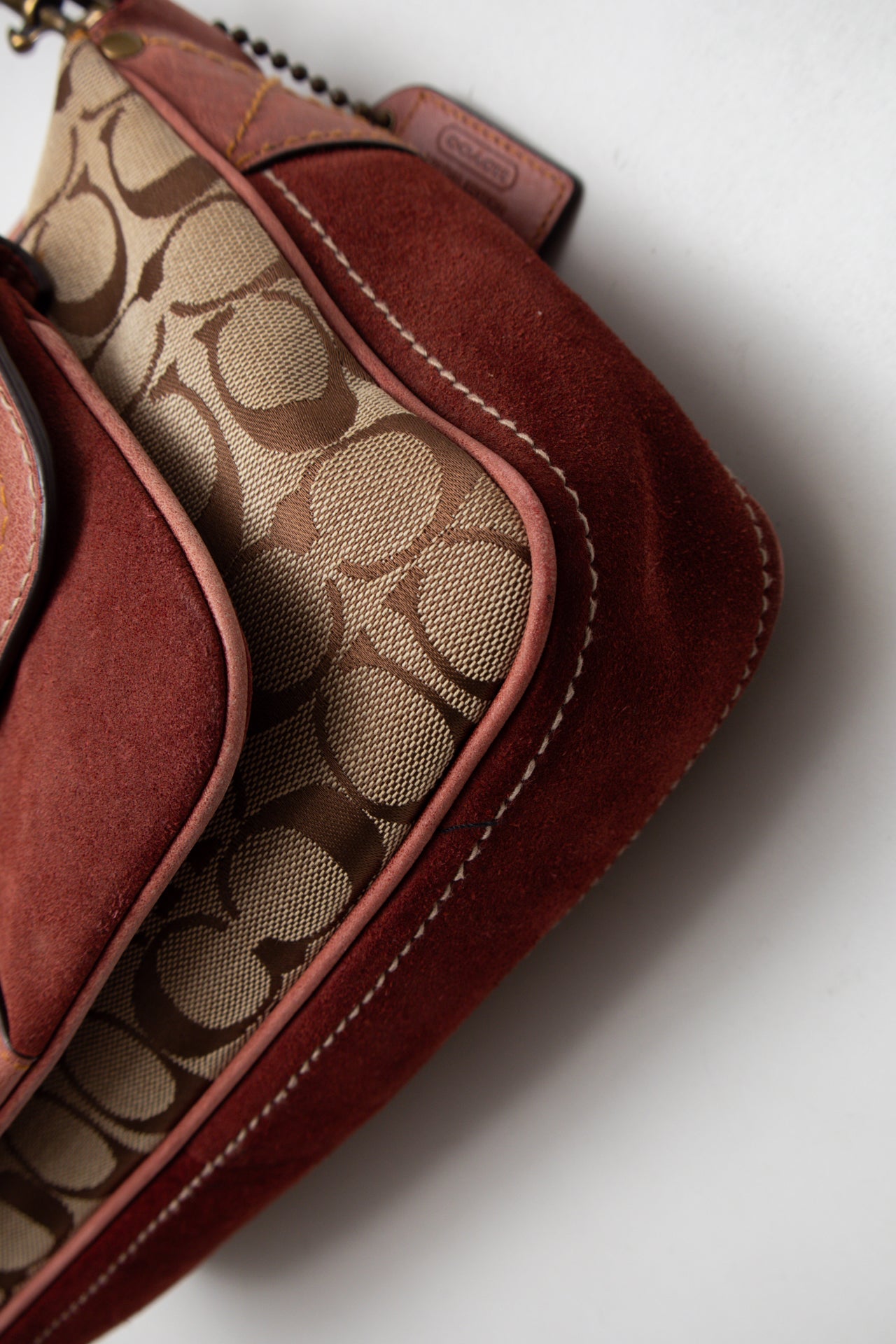 #189 Coach Shoulder Bag Brown | c. 196 | Size