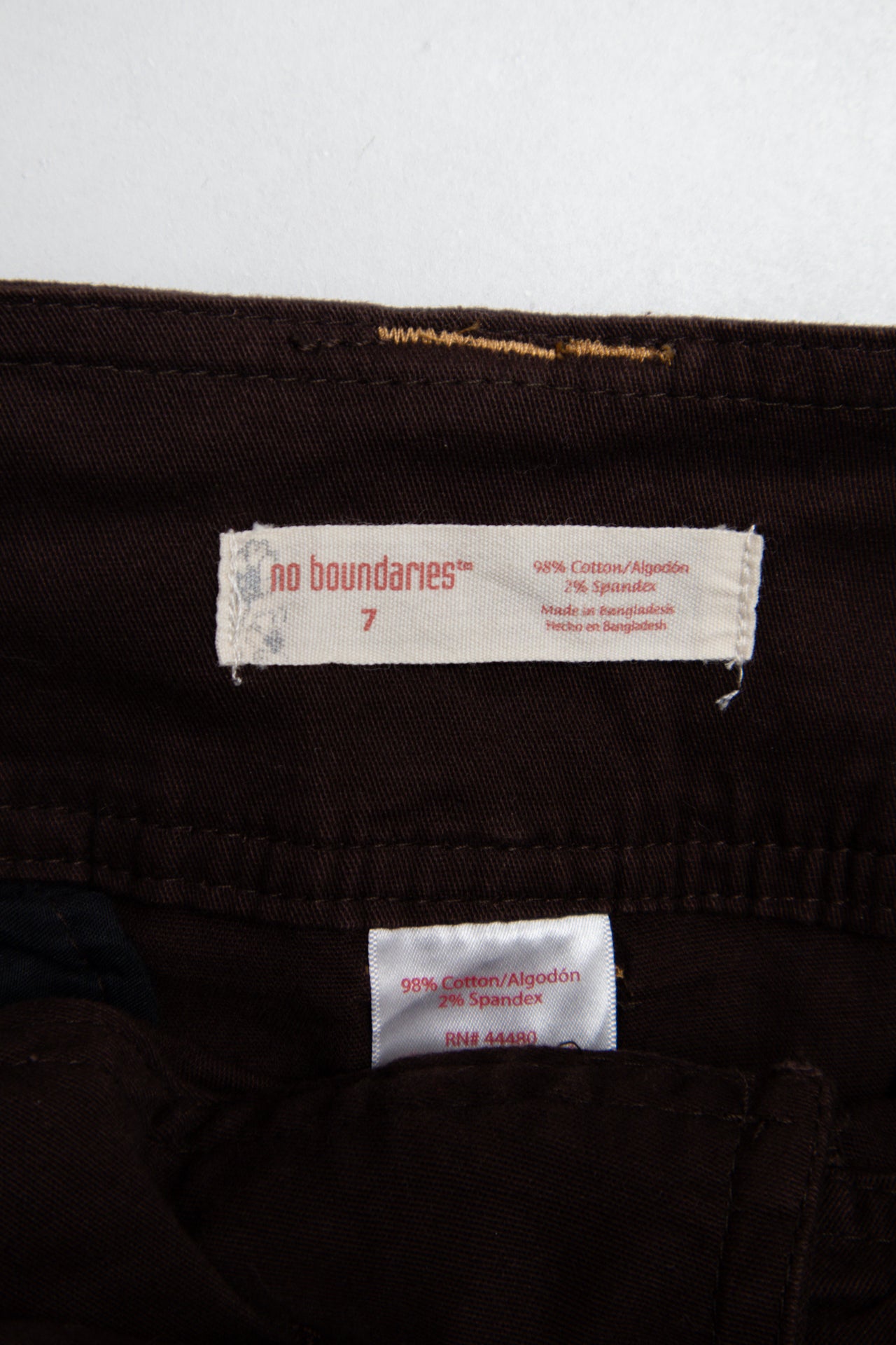 #174 No Boundaries Shorts Brown | c. 200 | Size 8