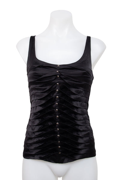 #135 Cache Cami Top Black | c. 206 | Size 8