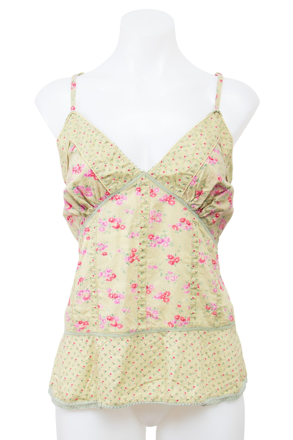 #037 Camaieu Cami Top Yellow | c. 207 | Size 8