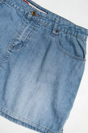 #152 Otb One Tuff Babe Denim Mini Skirt Blue | c. 190 | Size 10/12