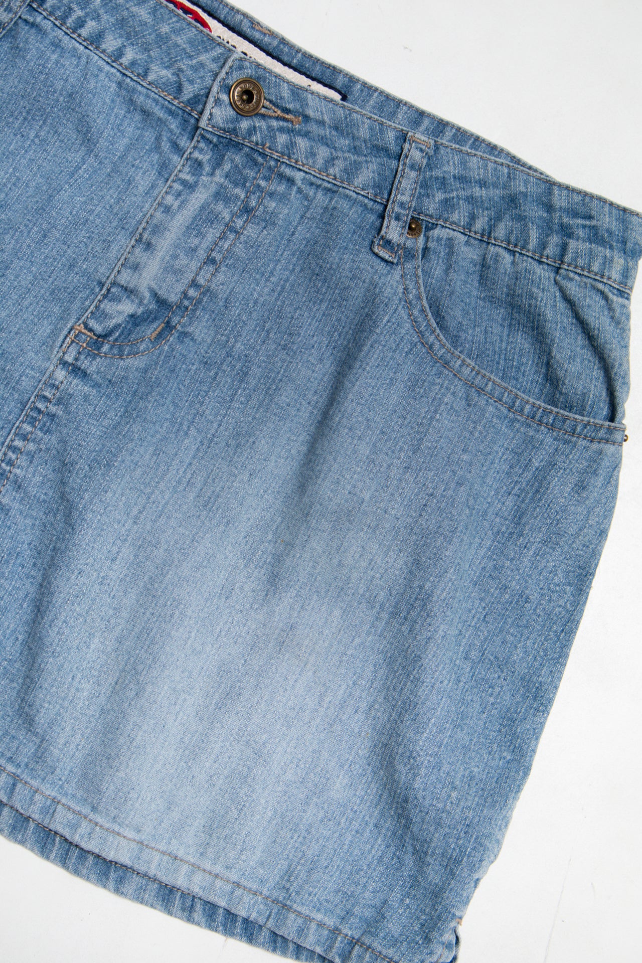 #152 Otb One Tuff Babe Denim Mini Skirt Blue | c. 190 | Size 10/12