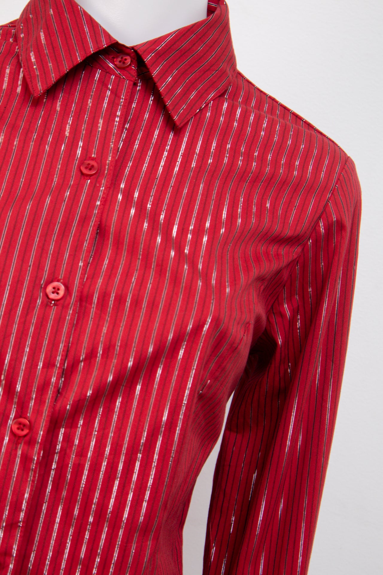 #045 Jaclyn Smith T-shirt Red | c. | Size 10