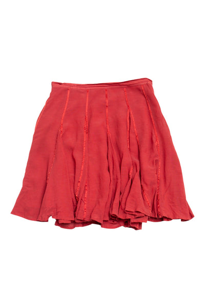 #119 Club Monaco Mini Skirt Red | c. 201 | Size 8