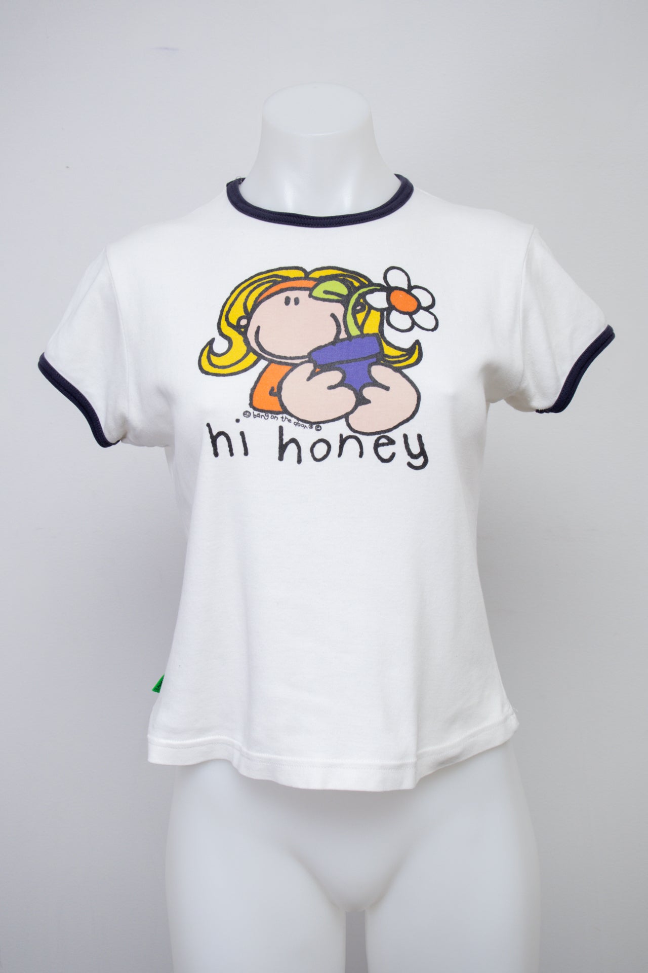 #062 Bang On The Door T-shirt White | c. 200 | Size 12