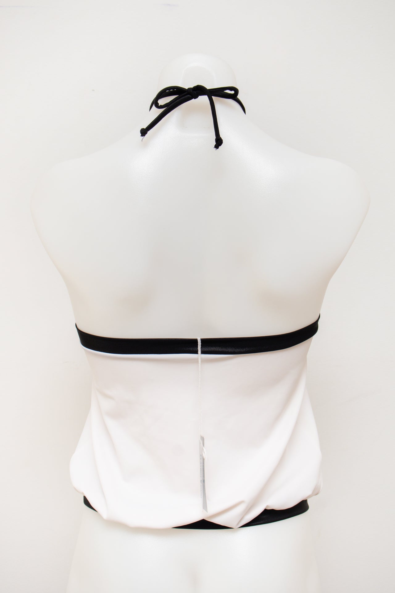 #17 Playboy Swim Halter Top White | c. 185 | Size 10