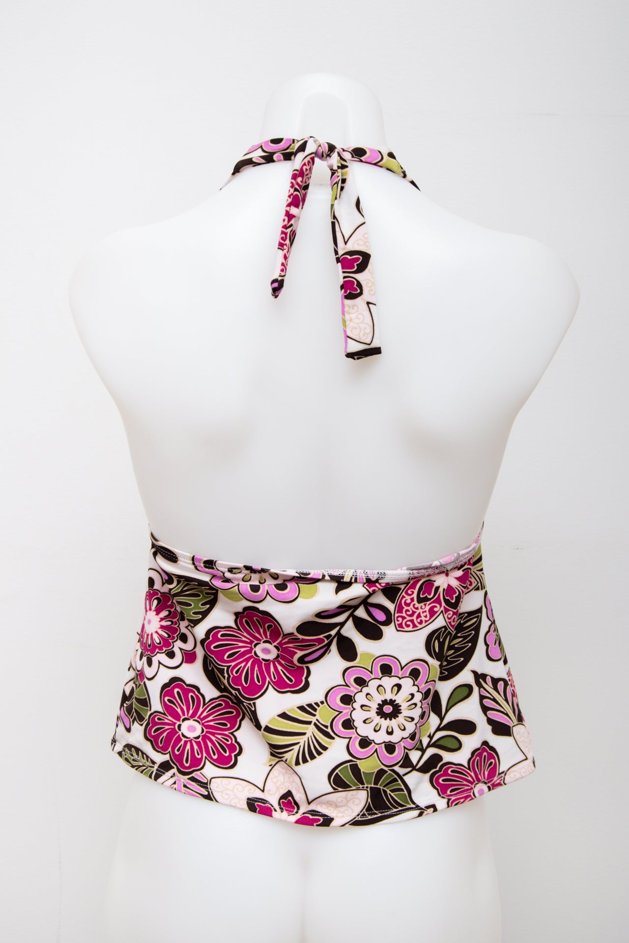 #87 Merona Swim Halter Top White | c. 194 | Size 8