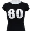 #67 Zara Trf T-shirt Black | c. 196 | Size 8