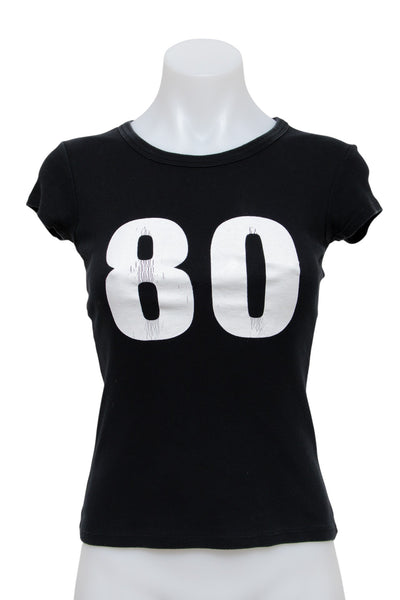 #67 Zara Trf T-shirt Black | c. 196 | Size 8