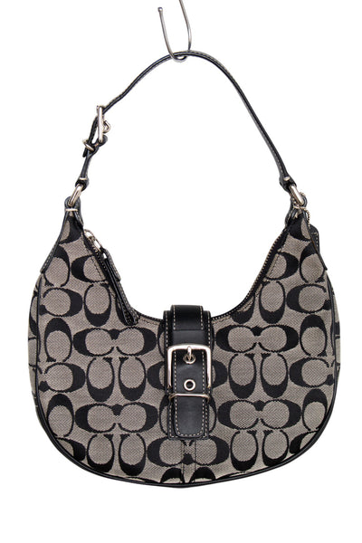 #170 Coach Shoulder Bag Black | c. 187 | Size