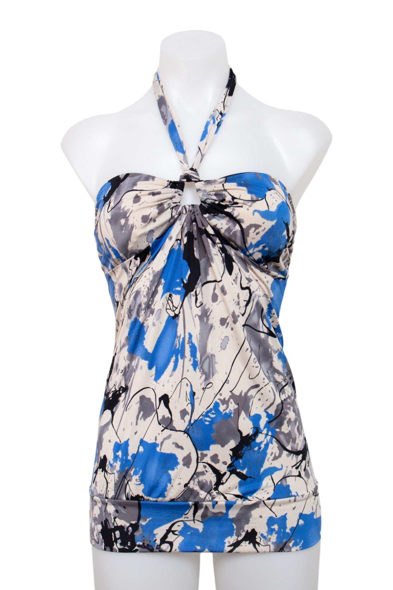 #106 Wet Seal Halter Top Blue | c. 206 | Size 8