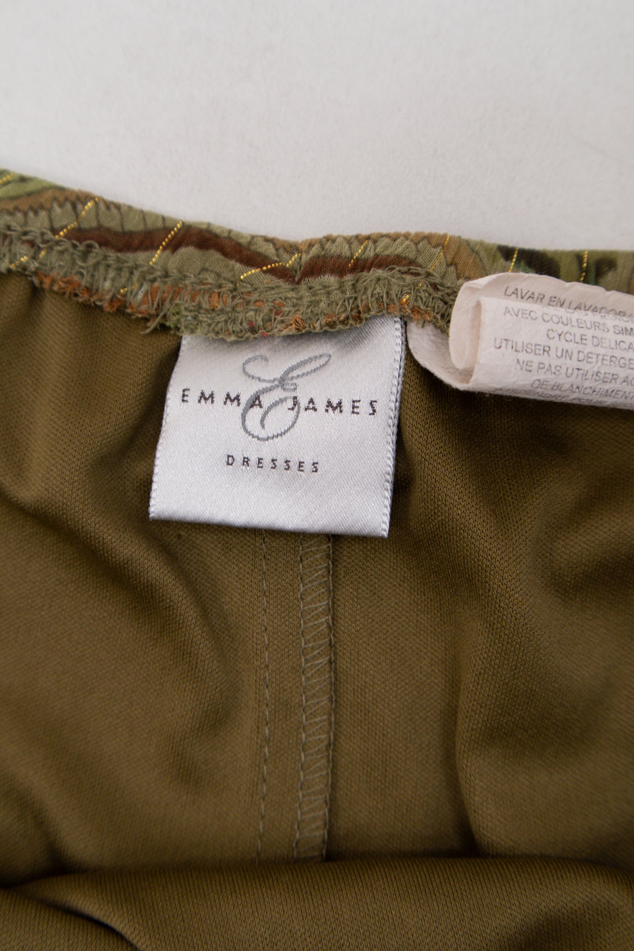 #116 Emma James Dresses Skirt Beige | c. 201 | Size 8